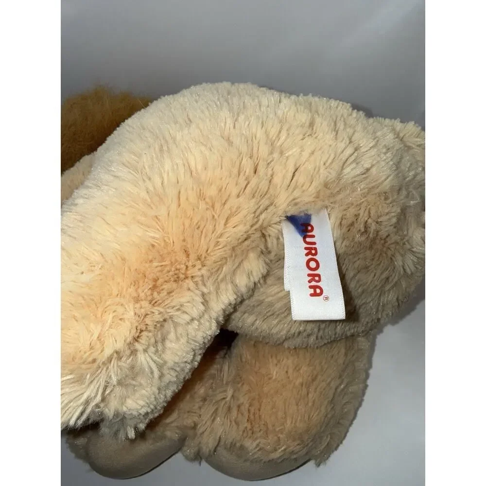 Aurora 12in Lion Plush Toy Kids Tan Excellent Shaggy Mane Stuffed Animal 2021